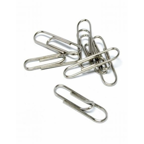 CLIPS PLATEADOS Nº1,5 25 mm