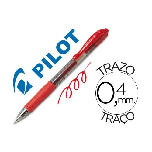 BOLIGRAFO PILOT G-2 ROJO