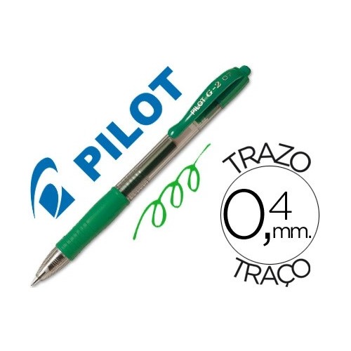 BOLIGRAFO PILOT G-2 VERDE