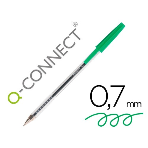 BOLIGRAFO Q-CONNECT VERDE